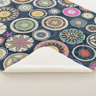 Couverture Sherpa pango mandala echo