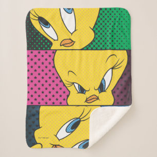 Couverture Sherpa Panneaux comiques TWEETY™