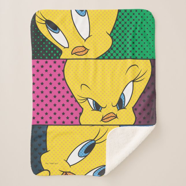Couverture Sherpa Panneaux comiques TWEETY™ (Devant)