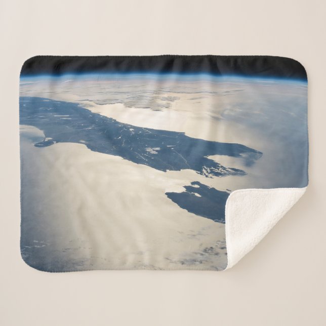 Couverture Sherpa Panorama depuis l'espace Highlights Cook Strait (Devant (Horizontal))