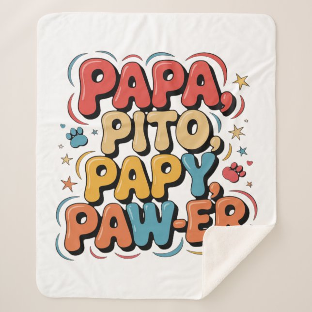 Couverture Sherpa Papa Pito Pappy Pawer (Devant)
