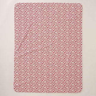 Couverture Sherpa Papier peint Cupid vintage