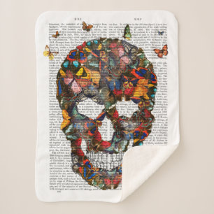 Couverture Sherpa Papillon