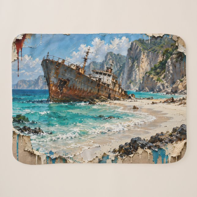 Couverture Sherpa Paradis et Rouille (Devant (Horizontal))