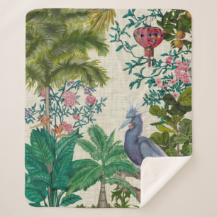 Couverture Sherpa Paradise Chinoiserie