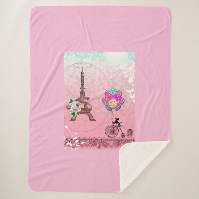 Couverture Sherpa Paris Inspired Sherpa Blanket (Devant)