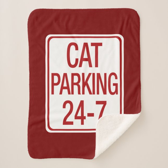 Couverture Sherpa Parking pour chats (Devant)