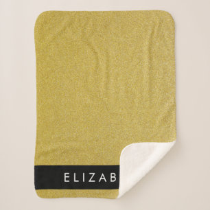 Couverture Sherpa Parties scintillant Or, Arrière - plan Parties sci