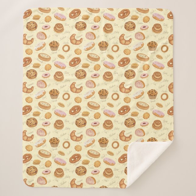 Couverture Sherpa Pâtisseries (Devant)