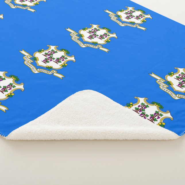 Couverture Sherpa Patriotique Sherpa Blanket avec drapeau du Connect (3/4)