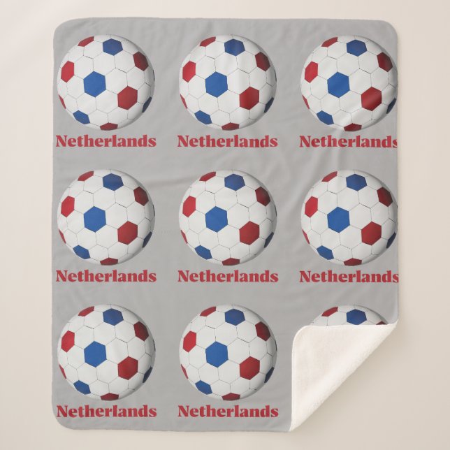 Couverture Sherpa Pays-Bas Football (Devant)