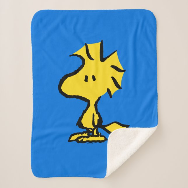Couverture Sherpa Peanuts | Snoopy's Friend Woodstock (Devant)