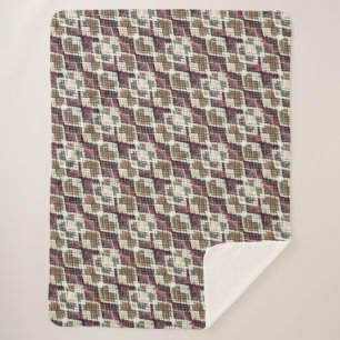 Couverture Sherpa Peau de serpent.