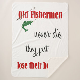 Couverture Sherpa Pêche Sherpa Blanket