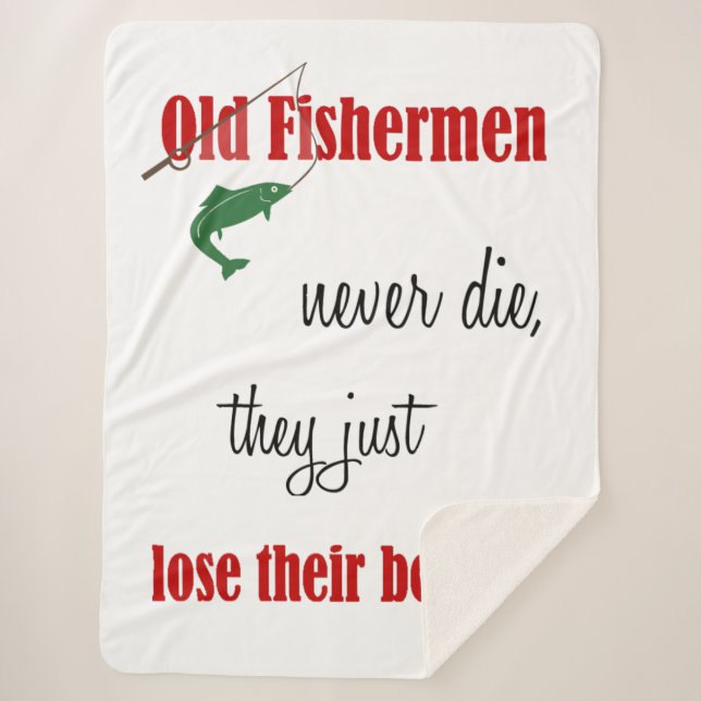 Couverture Sherpa Pêche Sherpa Blanket (Devant)