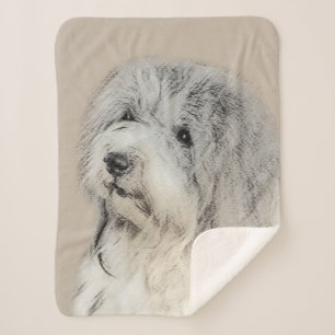 Couverture Sherpa Peinture Havanaise (Gold Sable) - Art Chien origin