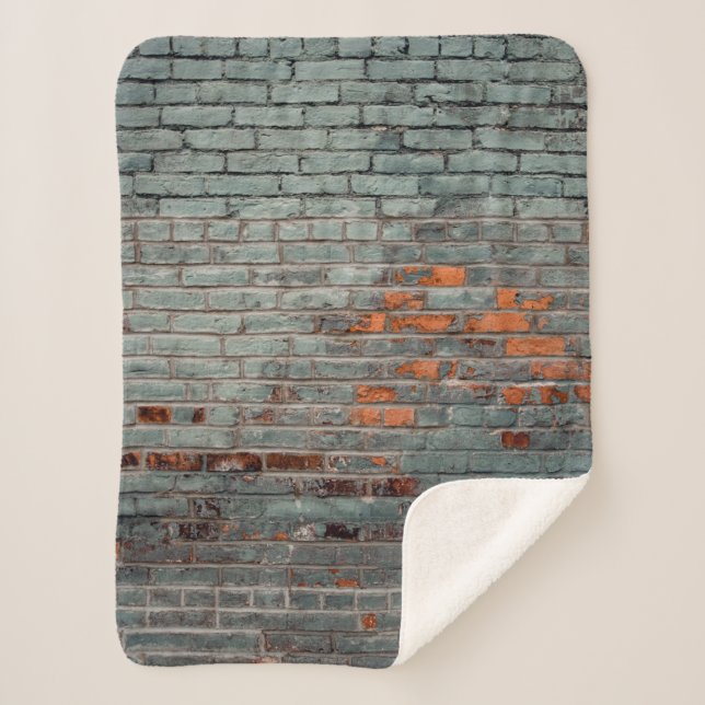 Couverture Sherpa Peinture murale grise (Devant)