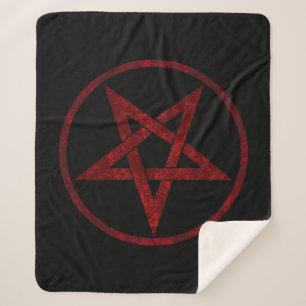 Couverture Sherpa Pentagram Red Devil
