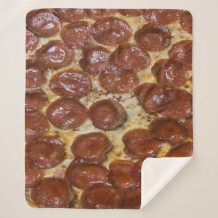 Couverture Sherpa Pepperoni Pizza