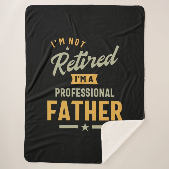 Couverture Sherpa Père professionnel des hommes retraité (Devant)