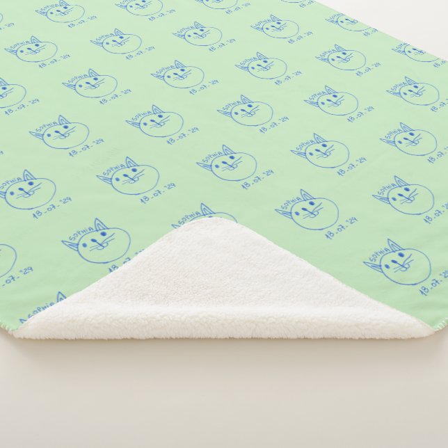 Couverture Sherpa Personalized children's blanket, custom blanket  (3/4)