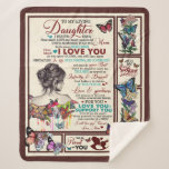 Couverture Sherpa Personalized Letter To My Loving Daughter<br><div class="desc">Personalized Letter To My Loving Daughter</div>