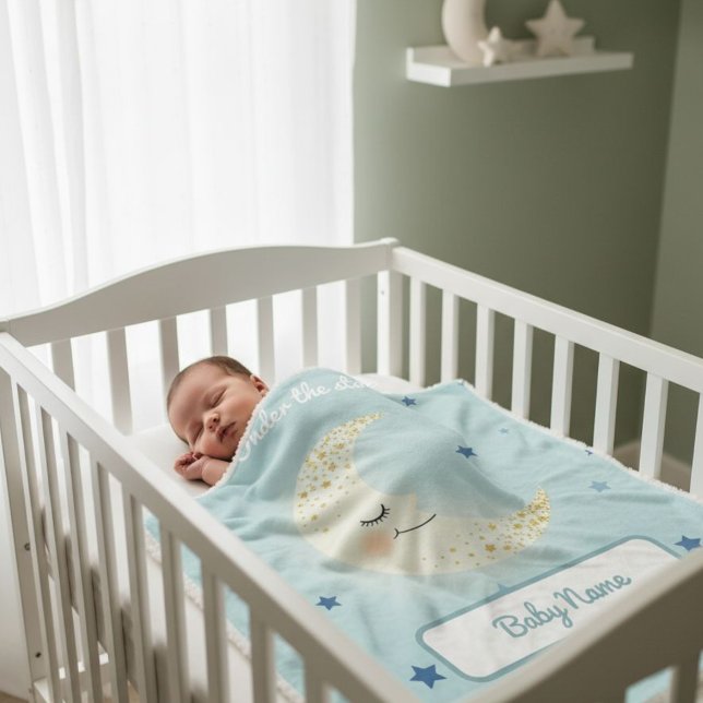 Couverture Sherpa PersonalizedUnder the Stars Soft Blanket - Baby (Créateur téléchargé)