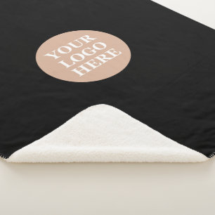 Couverture Sherpa Personnalisé, élégant, moderne et minimal