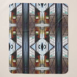 Couverture Sherpa Perspective de porte de grange, Apocalypse 3:8