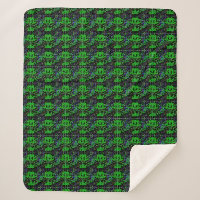 Couverture Sherpa Petit diable vert (Devant)