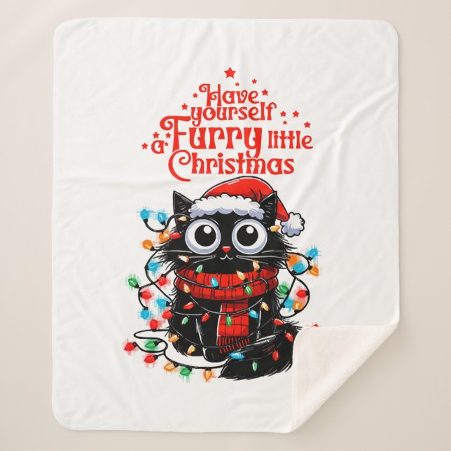 Couverture Sherpa Petit Noël Furry (Devant)