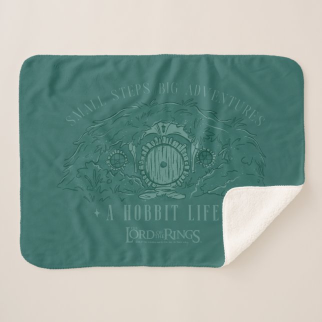 Couverture Sherpa Petits pas, grandes aventures - Une vie de Hobbit (Devant (Horizontal))