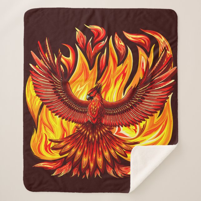 Couverture Sherpa Phoenix mythologique immortelle Créature (Devant)