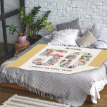 Couverture Sherpa Photo Collage Numéro 50 Neutre 50e anniversaire<br><div class="desc">Créez votre propre couverture photo pour un cadeau unique de 50e anniversaire. Le collage photo est composé de vos photos préférées, en forme de 50. Le modèle est configuré pour vous permettre d'ajouter vos photos et de modifier (ou supprimer) le texte. L'exemple de libellé comprend un nom et "Cheers to...</div>