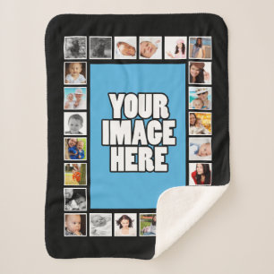 Couverture Sherpa Photo do-it-yourself Collage Personnalisé