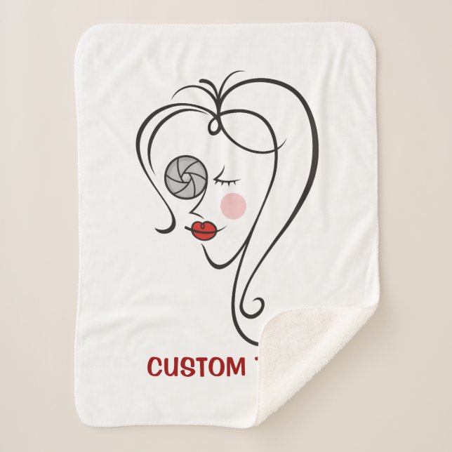 Couverture Sherpa Photographe féminine (Devant)