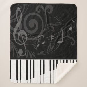 Couverture Sherpa Piano fantasque et notes musicales