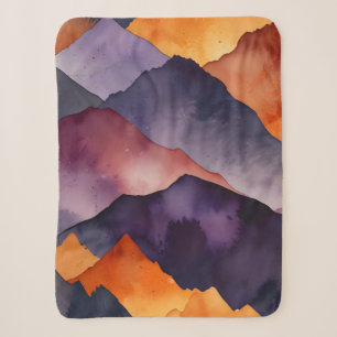 Couverture Sherpa Pics Peints