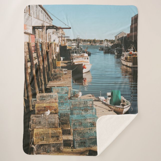 COUVERTURE SHERPA PIÈCES DE LOBSTER (Devant)