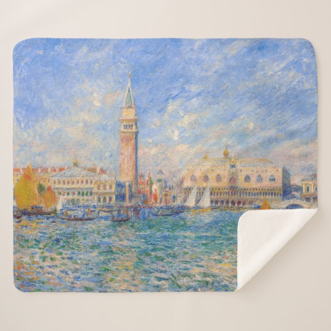 Couverture Sherpa Pierre-Auguste Renoir - Venise, le Palais des Doge (Devant (Horizontal))