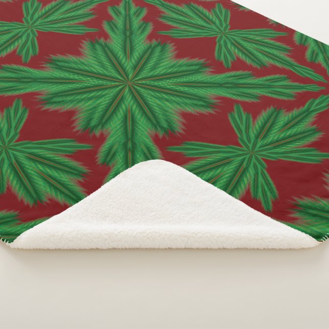 Couverture Sherpa Pine Mandala Garnet Blanket Sherpa (3 Tailles) (3/4)