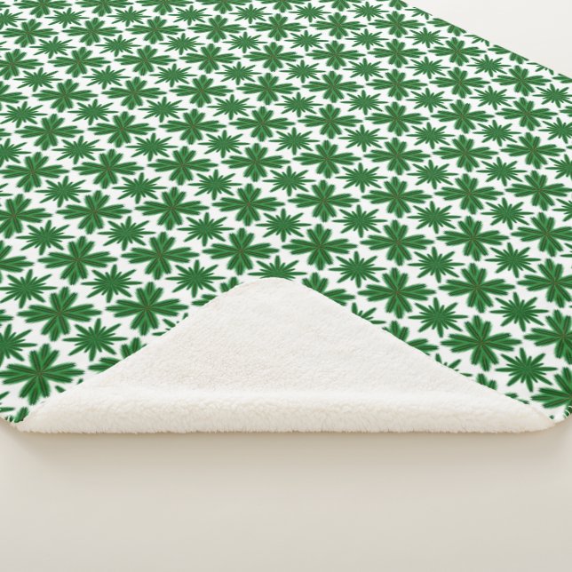 Couverture Sherpa Pine Snowflakes Blanket Sherpa (3 Tailles) (3/4)