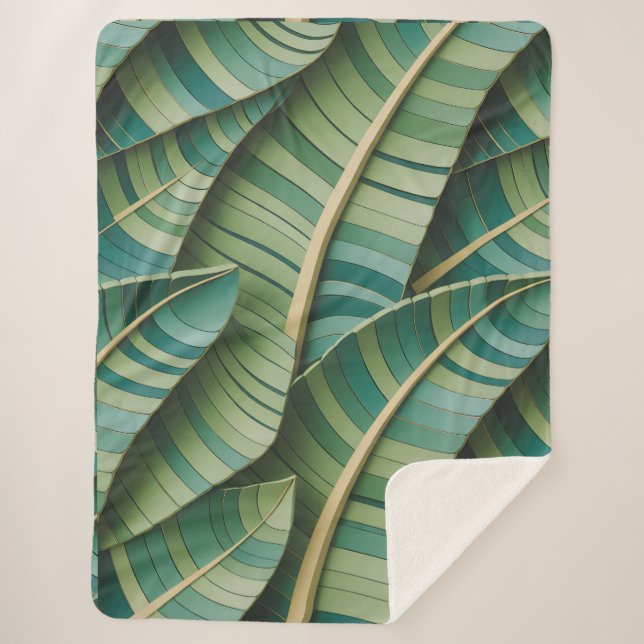 Couverture Sherpa Pisang Bali Spirale (Devant)
