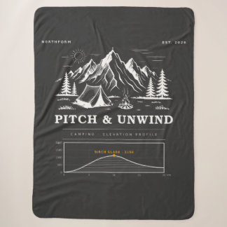 Couverture Sherpa Pitch And Unwind Camping Profil d'altitude 