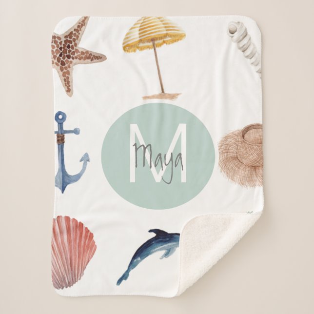 COUVERTURE SHERPA PLAGE SHERPA BLANKET (Devant)