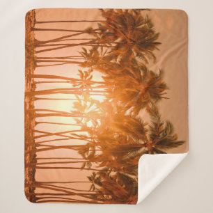 Couverture Sherpa Plage tropicale : pittoresque vue naturelle