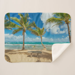 Couverture Sherpa Plages tropicales Kuau Cove Beach, Maui Hawaii