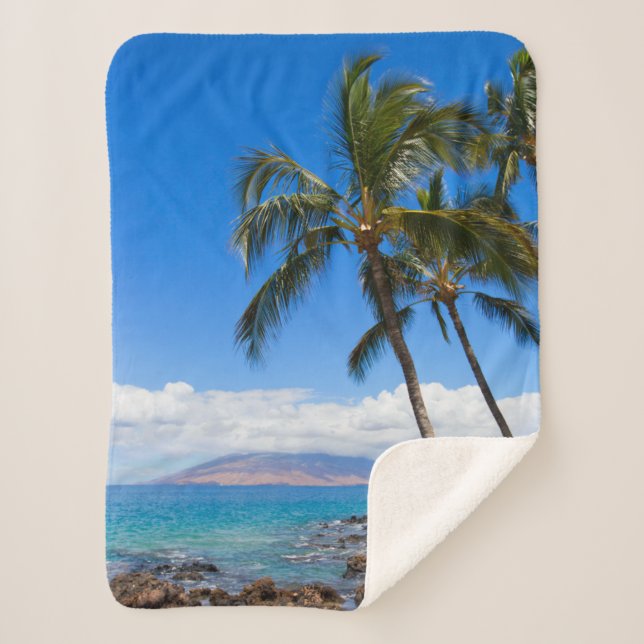 Couverture Sherpa Plages tropicales | Maui Hawaii (Devant)