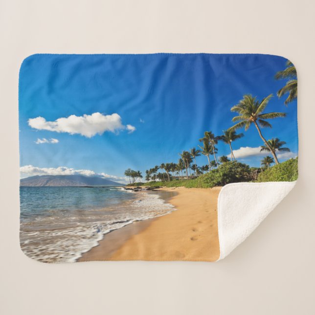 Couverture Sherpa Plages tropicales | Wailea, Maui, Hawaii (Devant (Horizontal))