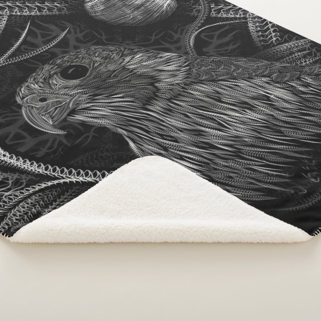 Couverture Sherpa Pleine lune de faucon (3/4)